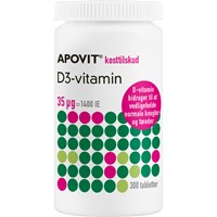 APOVIT D-vitamin 35 μg, 300 stk.