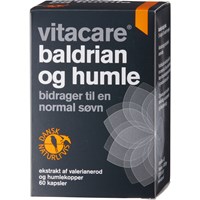 VitaCare Baldrian og Humle, 60 kapsler